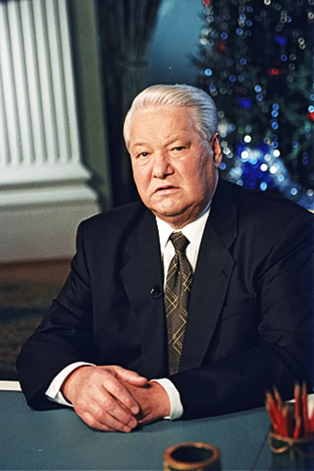 Portrait photograph of Boris Yeltsin