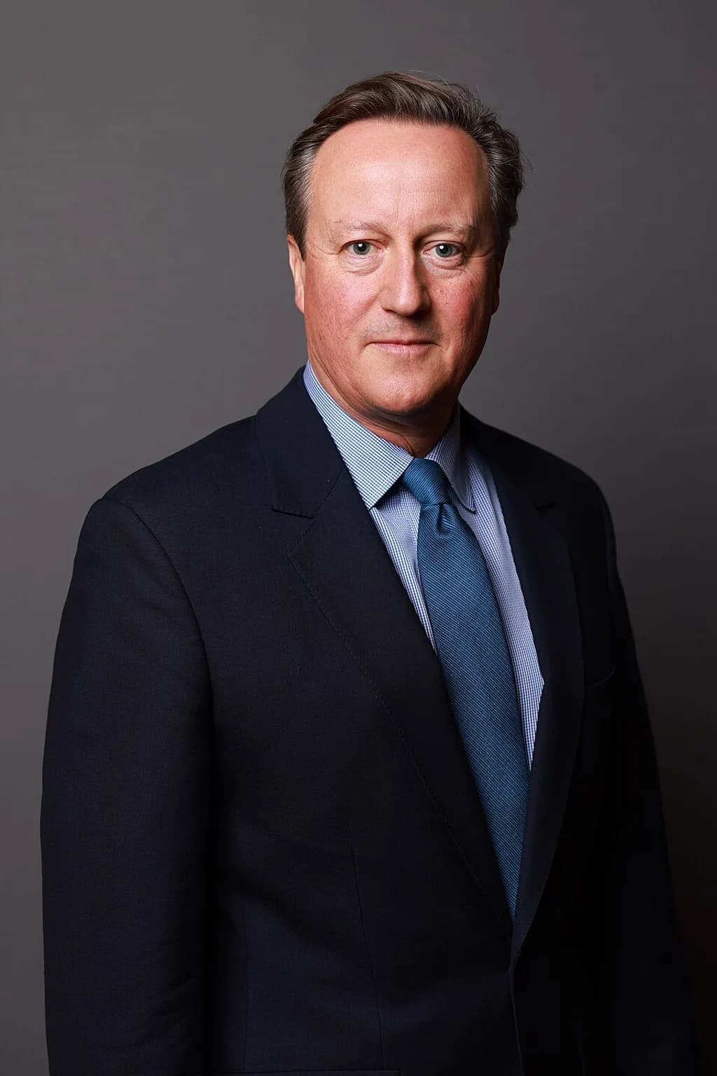 Official portrait photograph of David Cameron