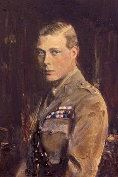 Portrait photograph of Edward VIII
