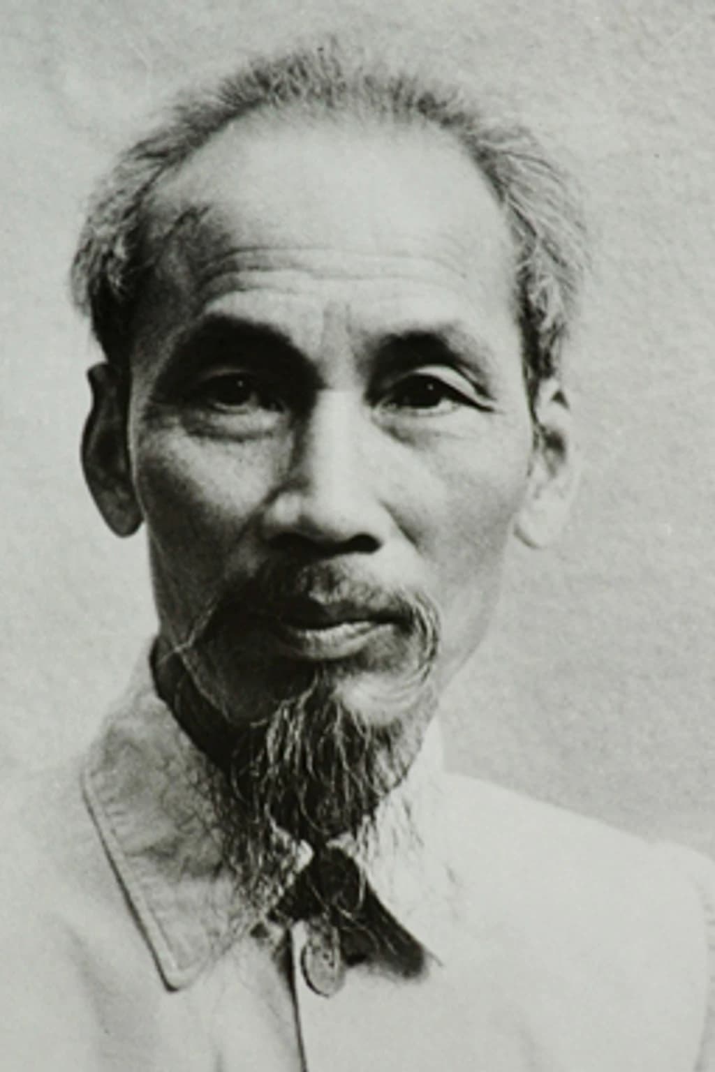 Portrait photograph of Ho Chi Minh