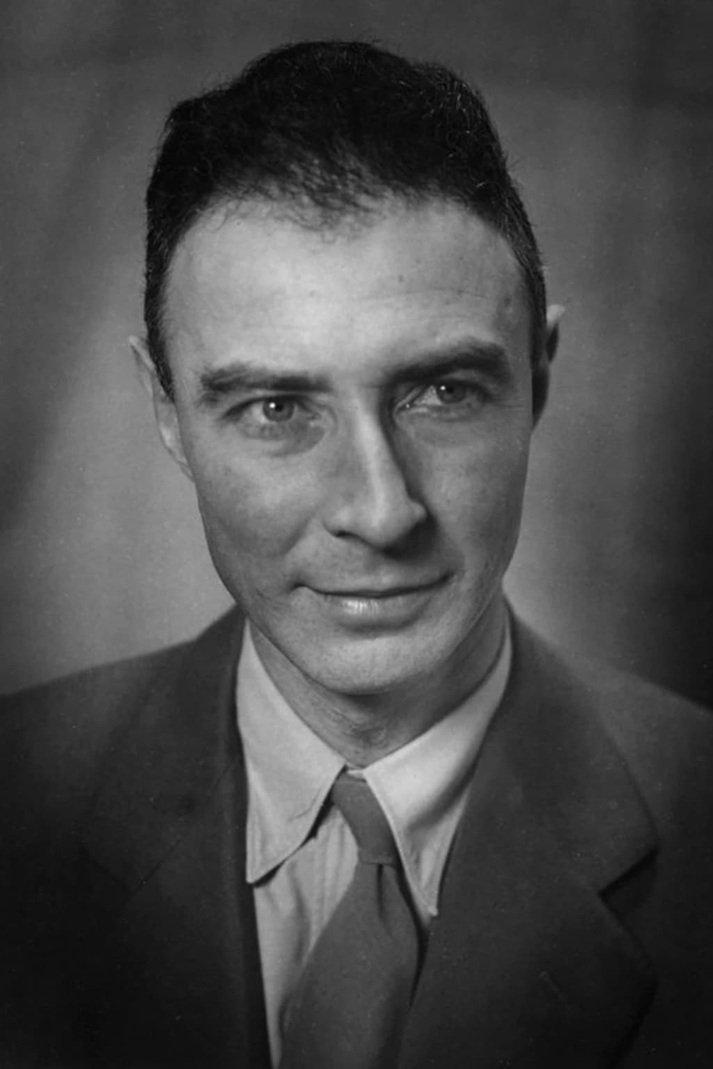 Portrait photograph of J. Robert Oppenheimer