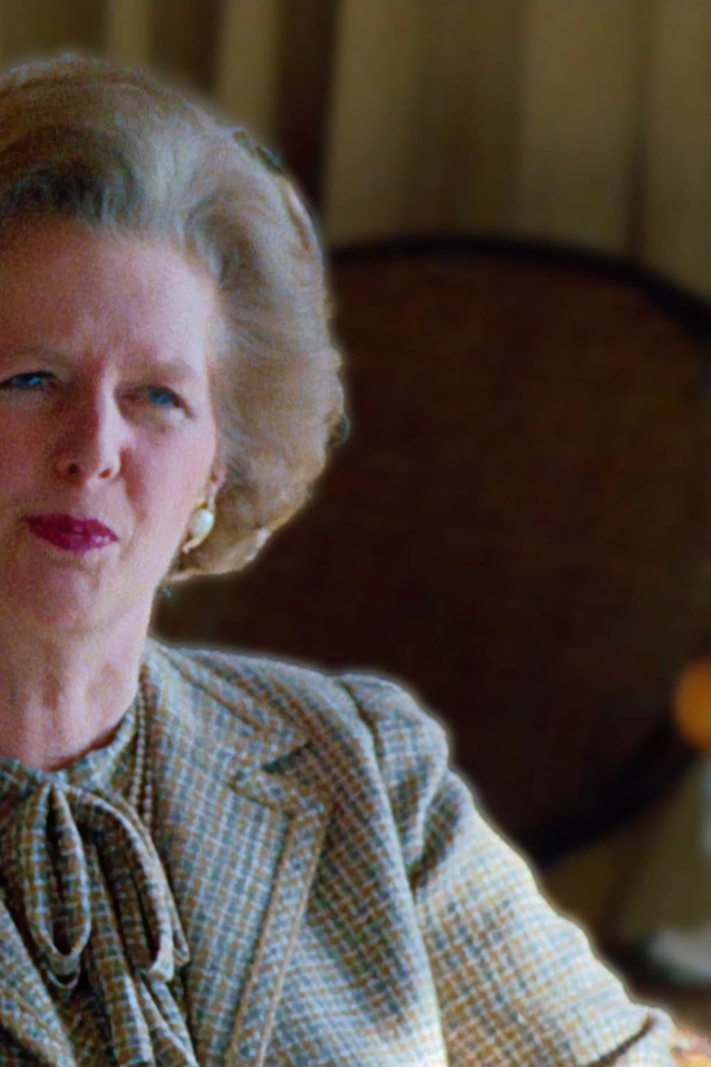 Portrait photograph of Margaret Thatcher