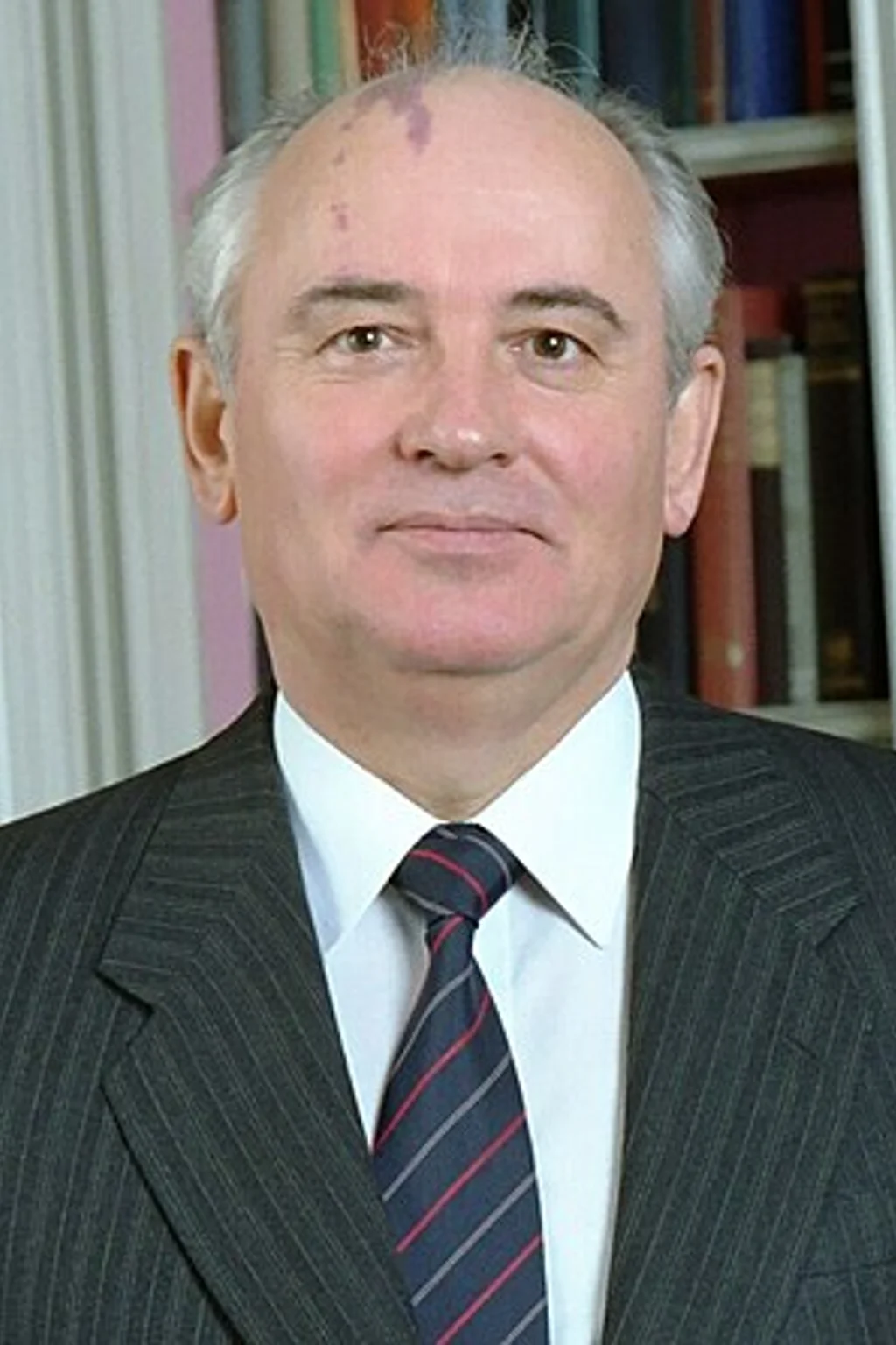 Portrait photograph of Mikhail Gorbachev